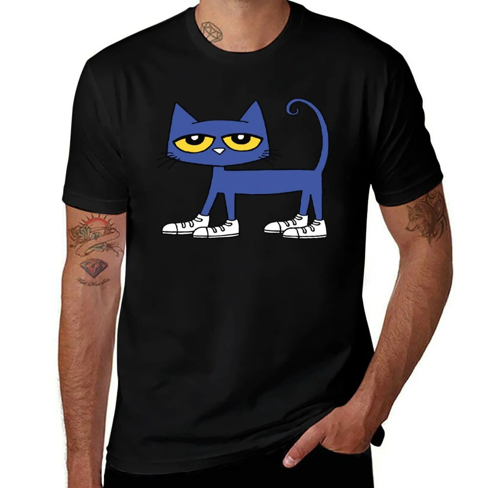 Pete the Cat I Love My White Shoes T-Shirt cute clothes boys animal print graphic tee shirt plain t shirts men