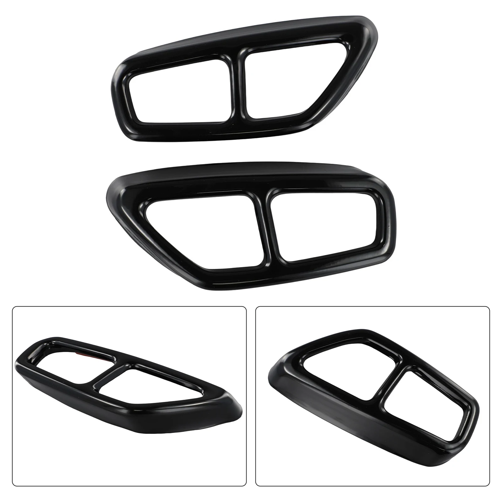 

Newly Designed Stainless Steel Black Tailpipe Cover for BMW 5 Series G30 G31 2018 22 Adds Elegance and Protection