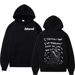 Rapper Frank Pullover Hoodie Ocean Blond Hip Hop Music Album Sweatshirt Men Vintage Fashion Oversized Hoodies Unisex Streetwear