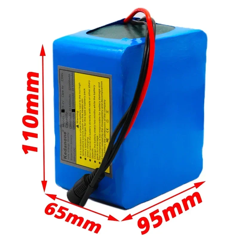 18650 6S5P Li-ion battery pack 25.2v 10000mAh electric moped/electric/lithium-ion battery pack + 2A charger New store discount