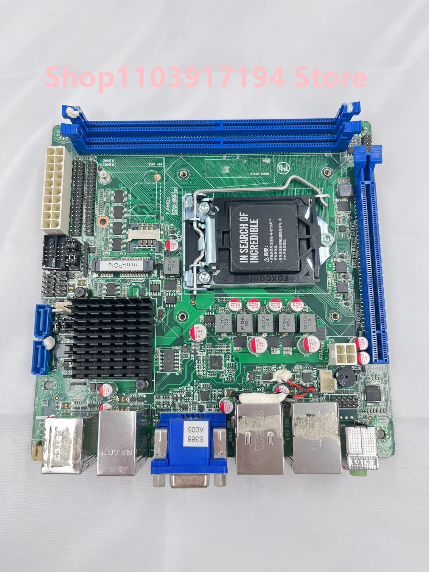 FOR  Seavo SV1-H312 Dual gigabit network card H310 Multi-serial motherboard ITX Motherboard