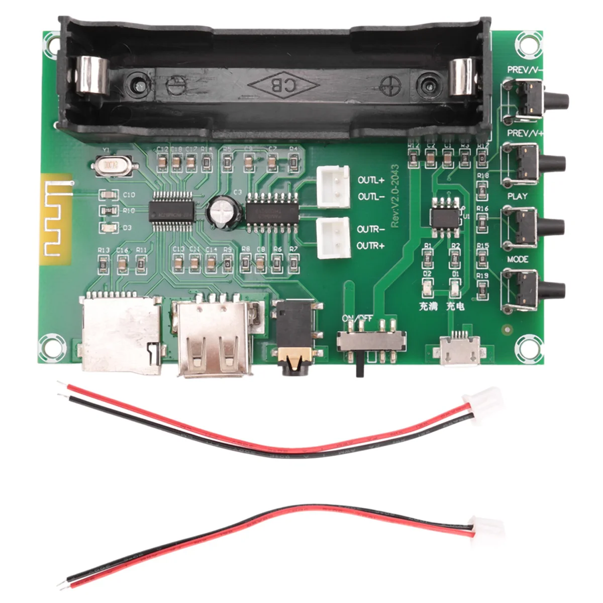 Panneau d'amplificateur de puissance XH-A150 batterie au lithium Bluetooth numérique 10W puissance bricolage petit haut-parleur aste