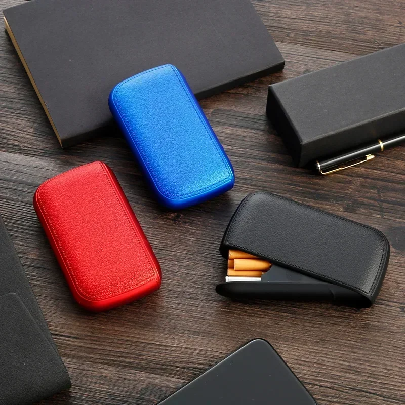 Smoking Accessories Plastic Cigarette Case Portable Storage Box for 10 Cigarettes Side Opening Tobacco Case Men Gift No Lighter