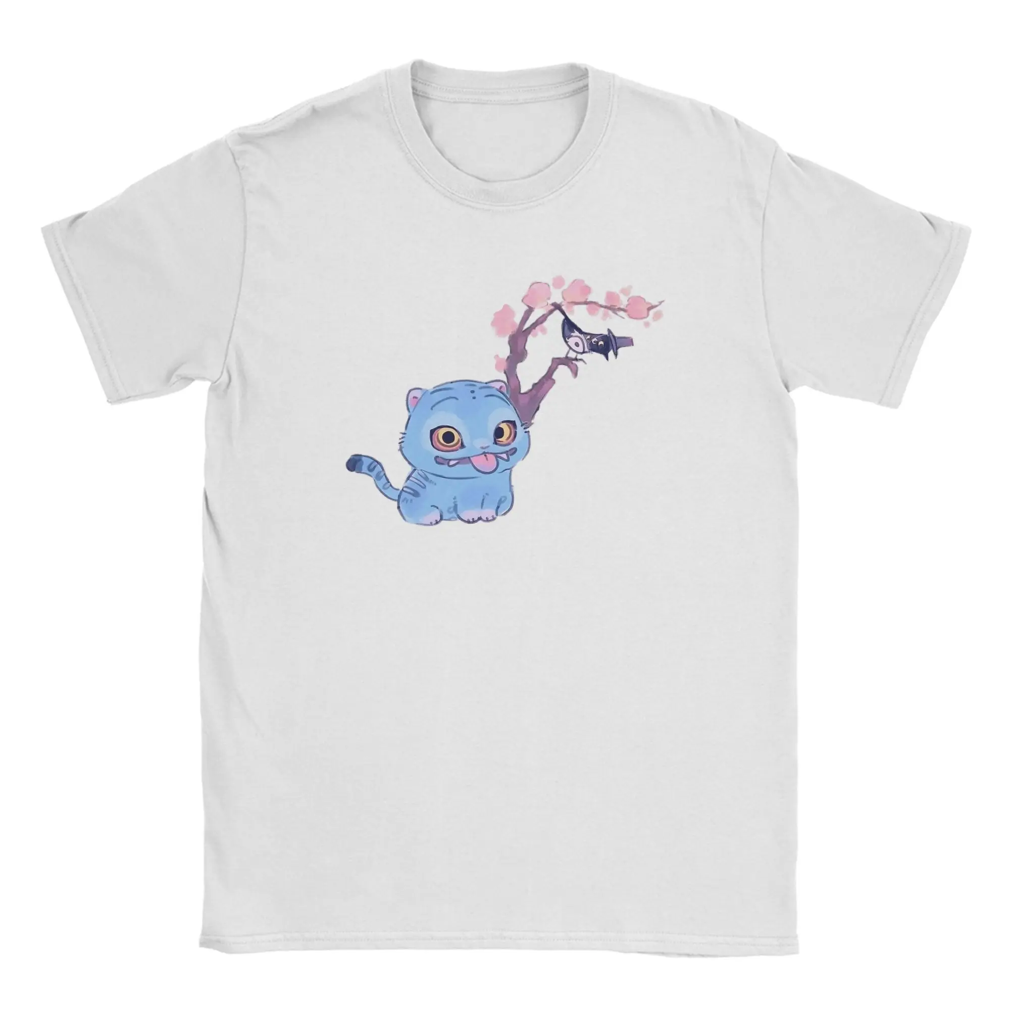 

Забавная мужская футболка Cat Pet Kpop Demon Hunters, крутая футболка с коротким рукавом и круглым вырезом, хлопковая одежда, Новое поступление