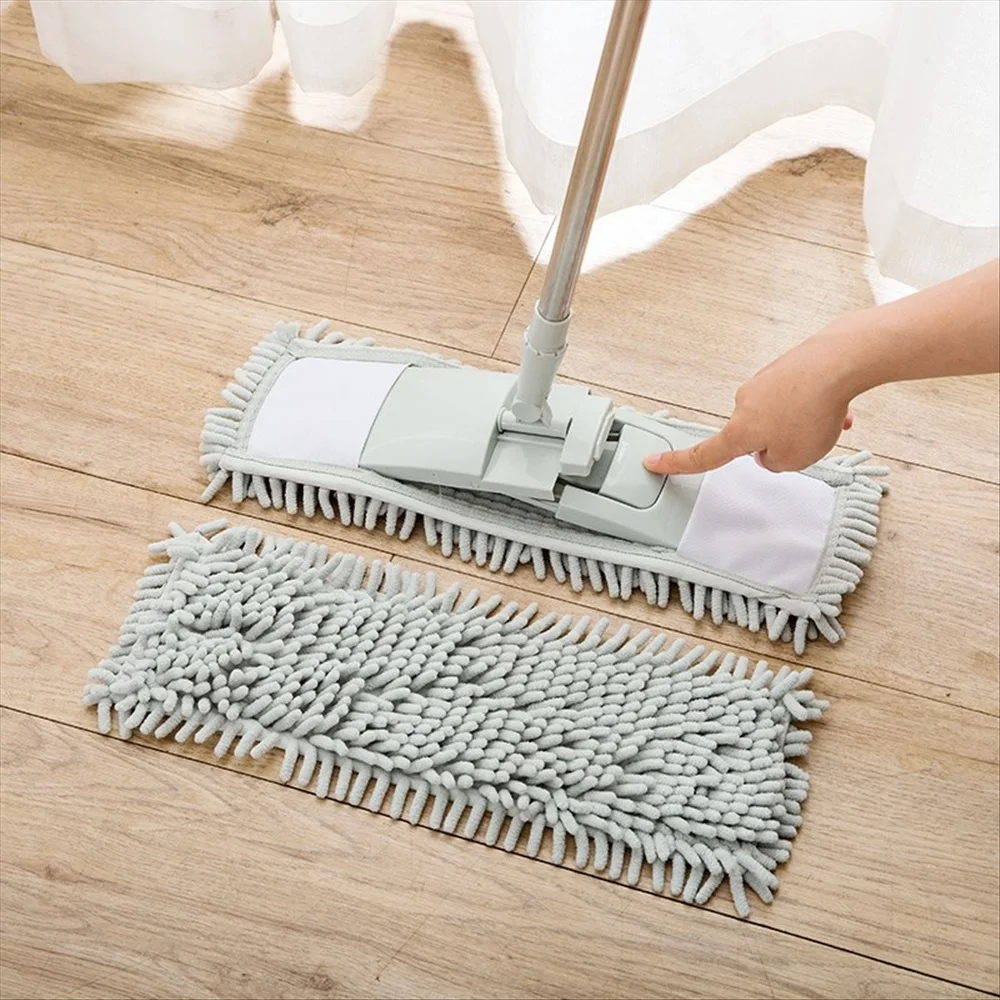 New Chenille Mop for Wash Floor House Cleaning Lazy Wipe Clean Up Paint Head Rod Cloth Lightning Offers Glass