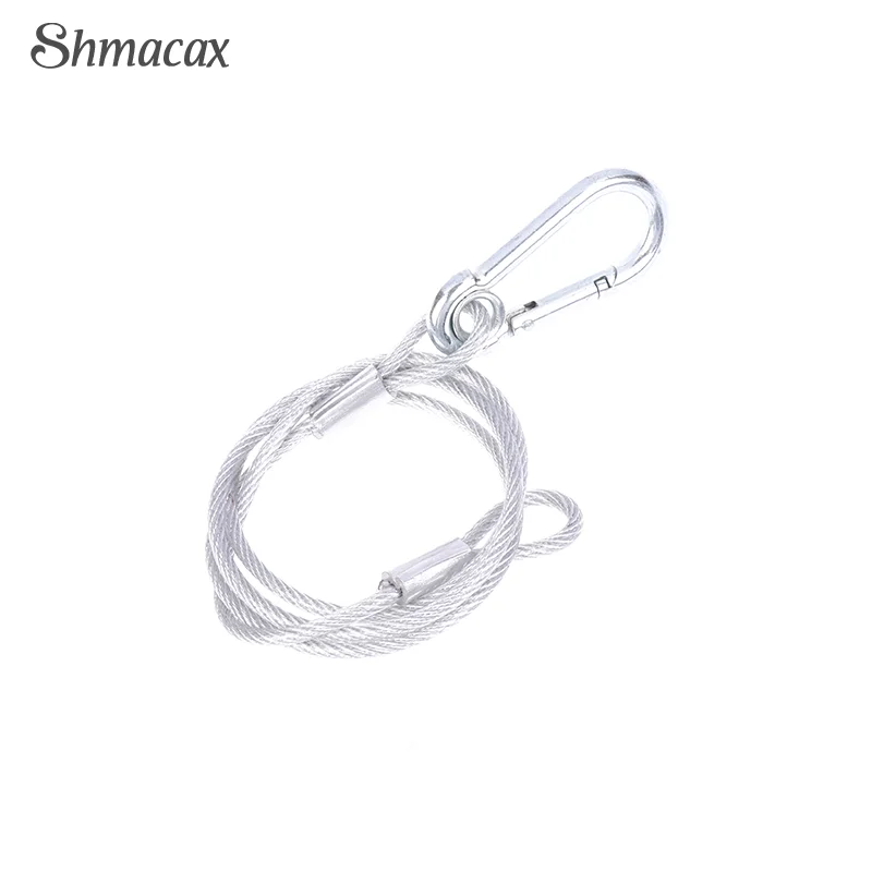 1Pc Safety Ropes Security Cable Safety Cable Steel Wire Stage Light Equipment Led Bar Light Maximum Bearing Weight 20KG