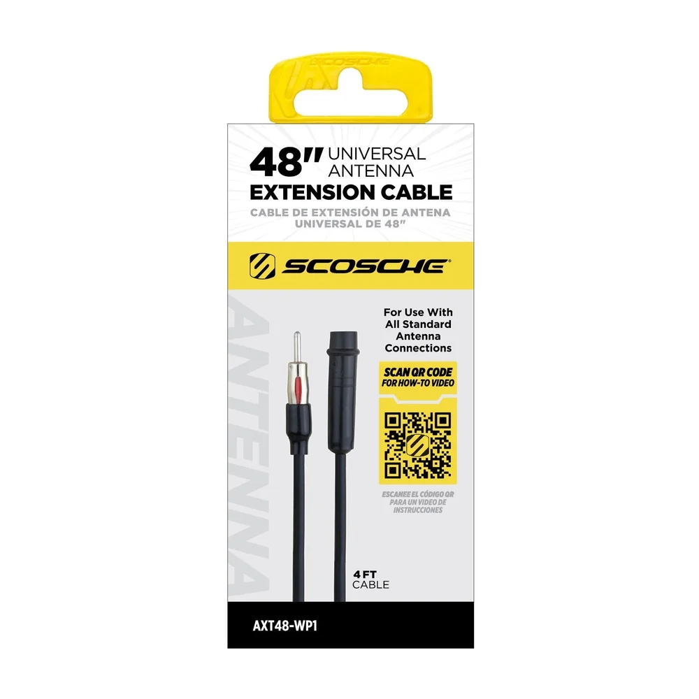 ユニバーサル 48 インチアンテナ延長ケーブルカーステレオ簡単インストールプラグアンドプレイ AM FM コネクタアップグレードオーディオシステム