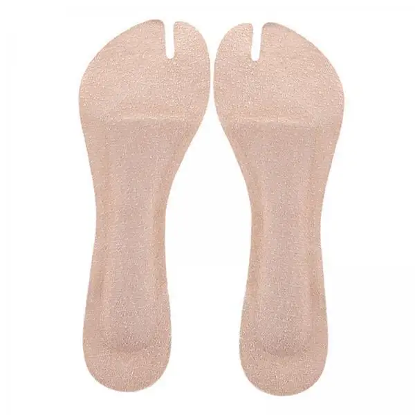 2x Flip Flop Toe Padding Sandal Cushions Sweat Absorption Ball of Foot Inserts PU Leather Insoles for Beach Flip Flops Ladies