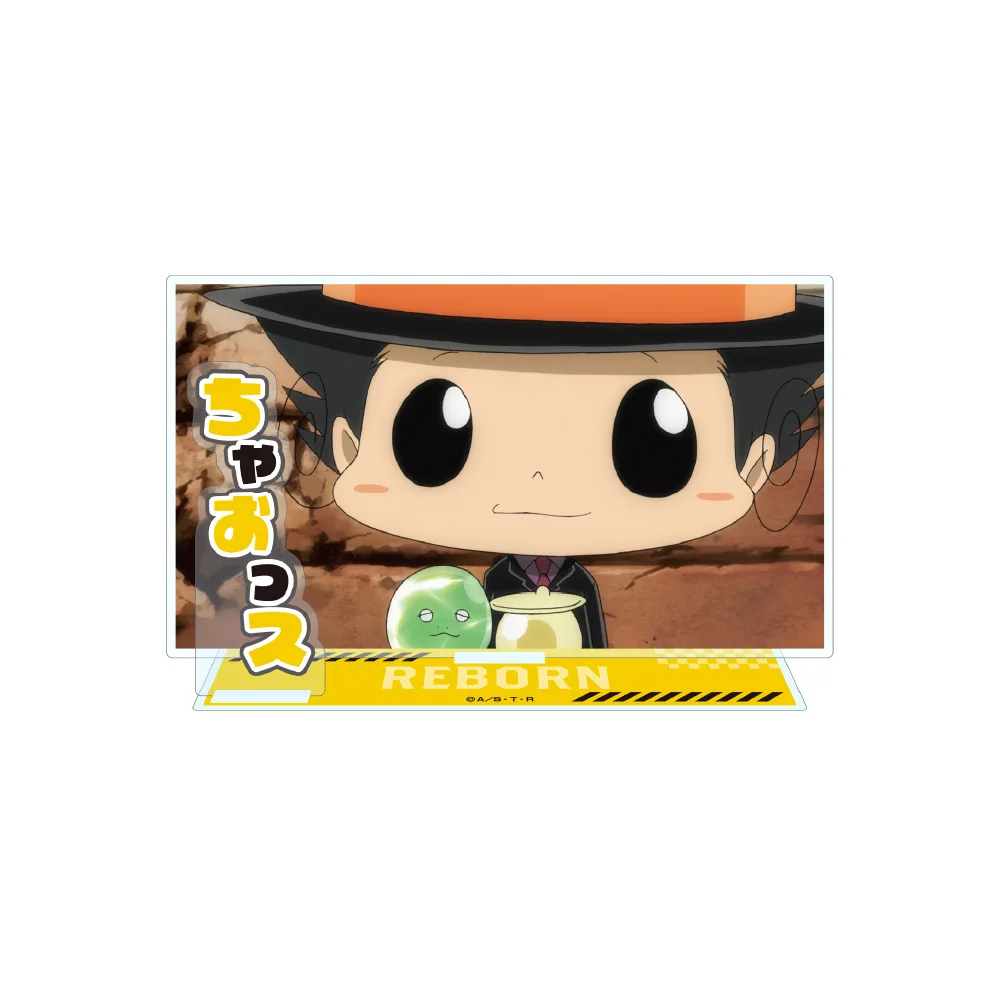 Katekyō Hitman Reborn！Reborm Tsuna Gokudera Yamamoto Hibaari Ryohei Mukuro Lambo HD Acrylic Stand Desktop Decor anime goods Gift