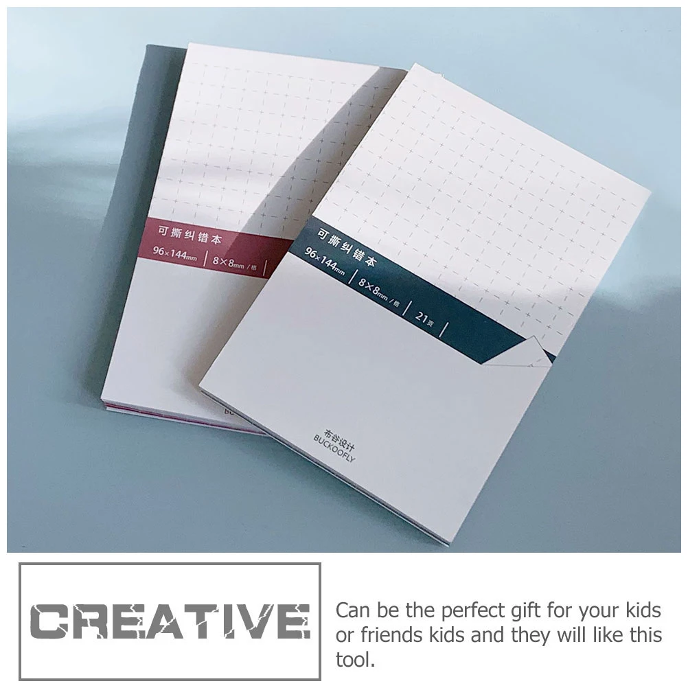 

2 Pcs Correction Sticker Tape Removable Paper Tapecorrection Correcting Writing Decal Can Move Corrector Portable