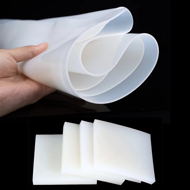 

White Silicone Rubber Sheet No Peculiar Smell High Temperature Resistance Water Proof Anti-slip Shock Absorption Silicone Gasket