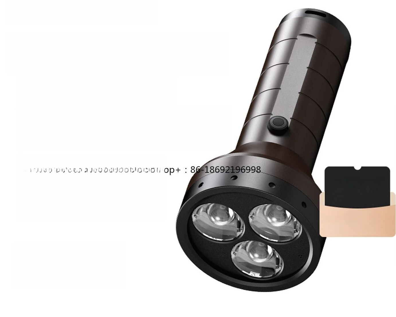 P18R Strong Light Flashlight Super Bright Rechargeable Long-range Large Floodlight Outdoor Patrol Search and Rescue