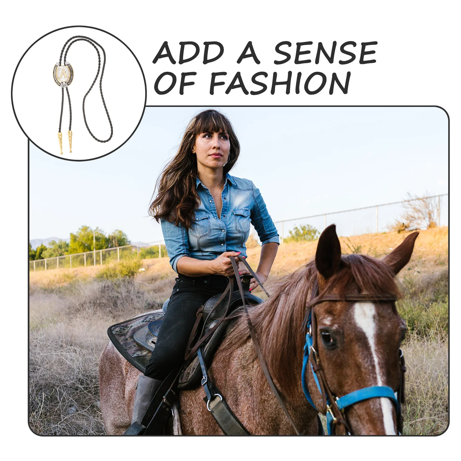 ربطة عنق كلاسيكية على الطراز الغربي قابلة للتعديل للرجال والنساء إكسسوارات راعية البقر ربطات عنق بولو كلاسيكية