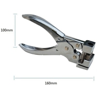 T Shape Hole Punch Butterfly Shape Hanging Holes Punches Manual PVC Card Punch And ID Card Slot Hole Punch-B91B