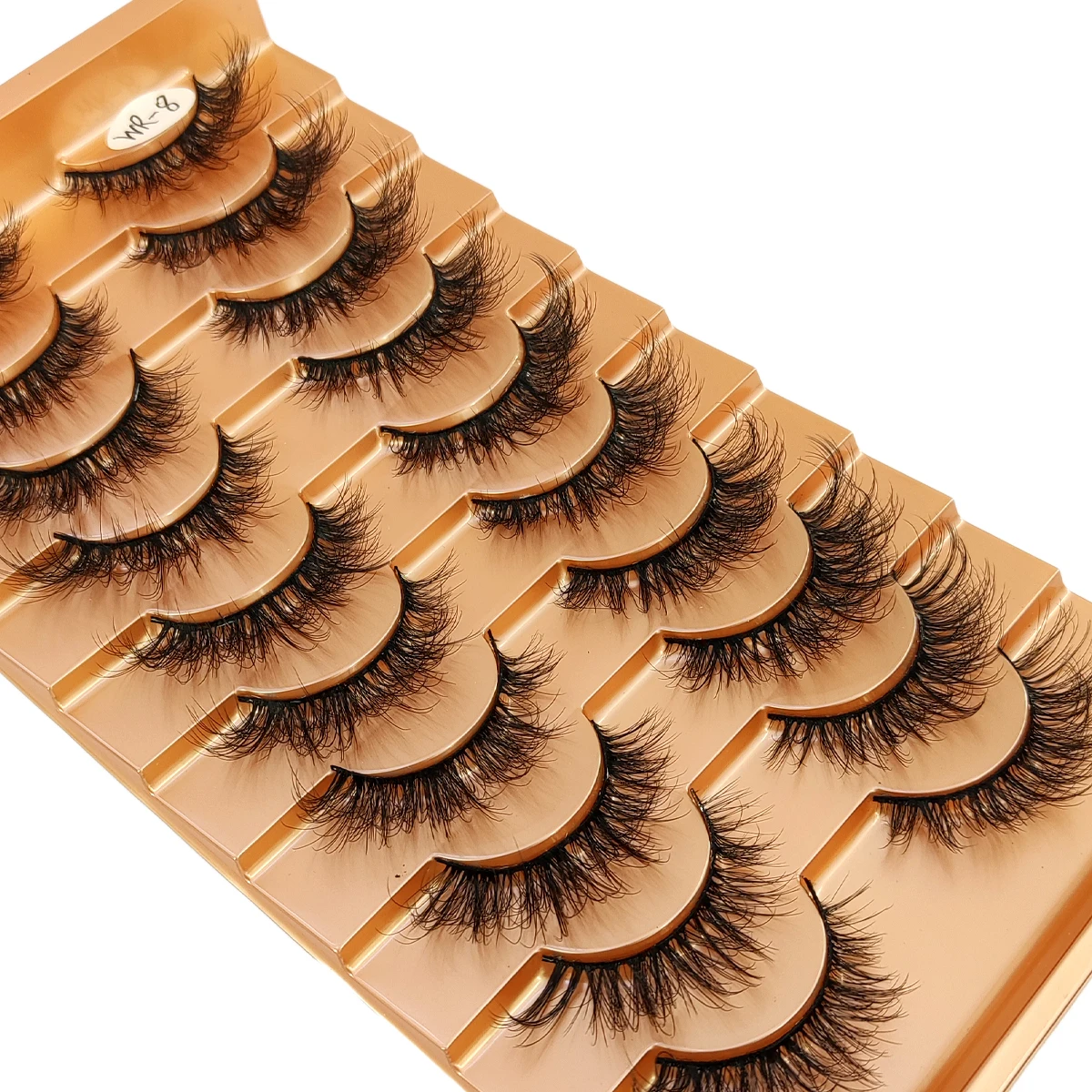 ชุดแต่งหน้าขนตาปลอมมิงค์ 3 มิติ แบบธรรมชาติ 10 คู่ ใหม่ พร้อมขนตาแบบยาวและขนตาแบบสั้น