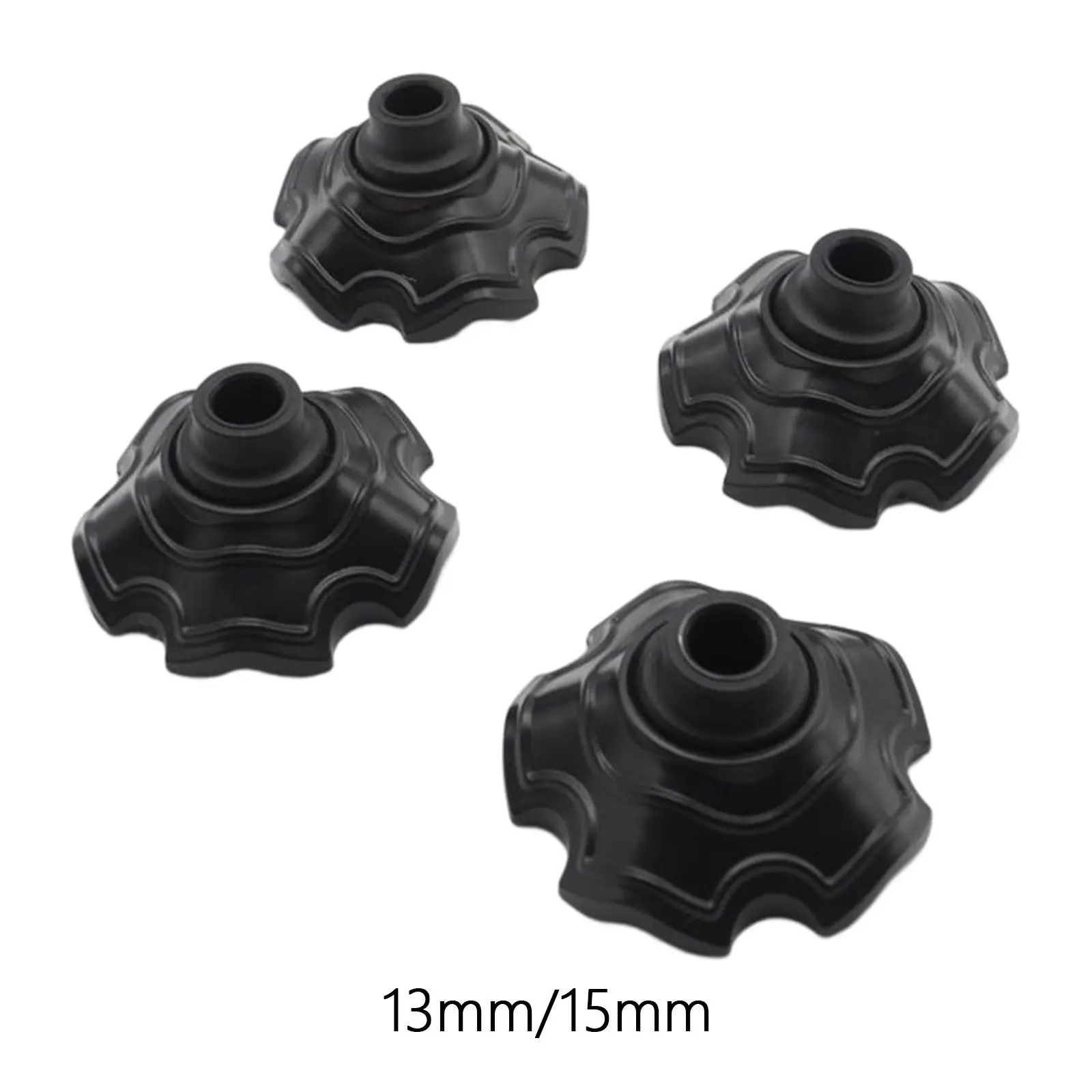 4x Moon Chair Leg Protectors Outdoor Chair Leg Tips Caps Slipcovers Round