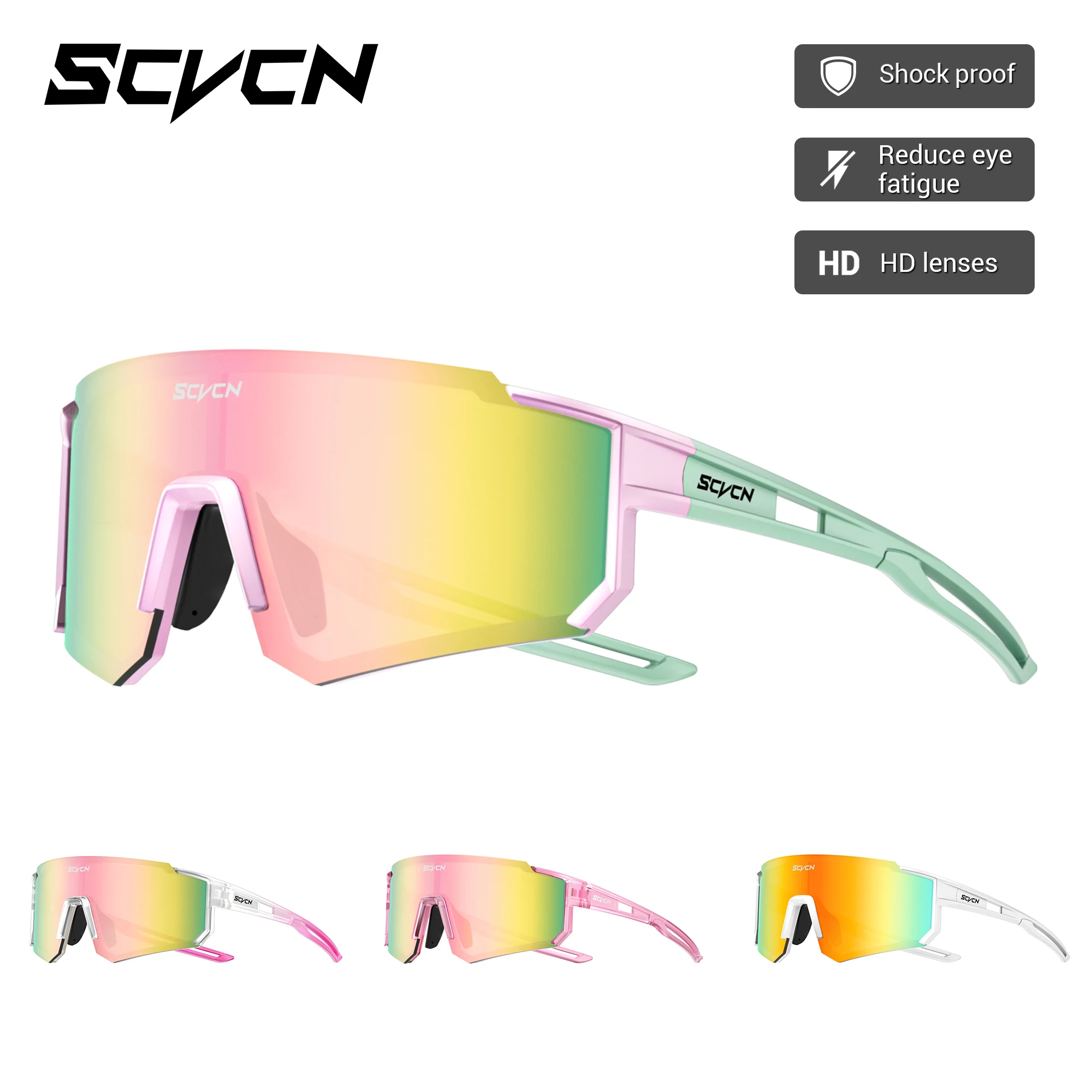 SCVCN UV400 Cycling Sunglasses 6