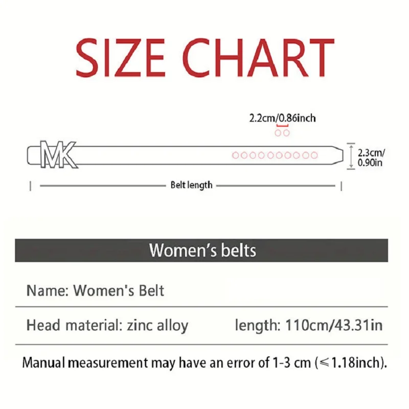 Fashionable Ladies Belt Simple High-End Minimalist Design Trendy Accessory in Multiple Colors