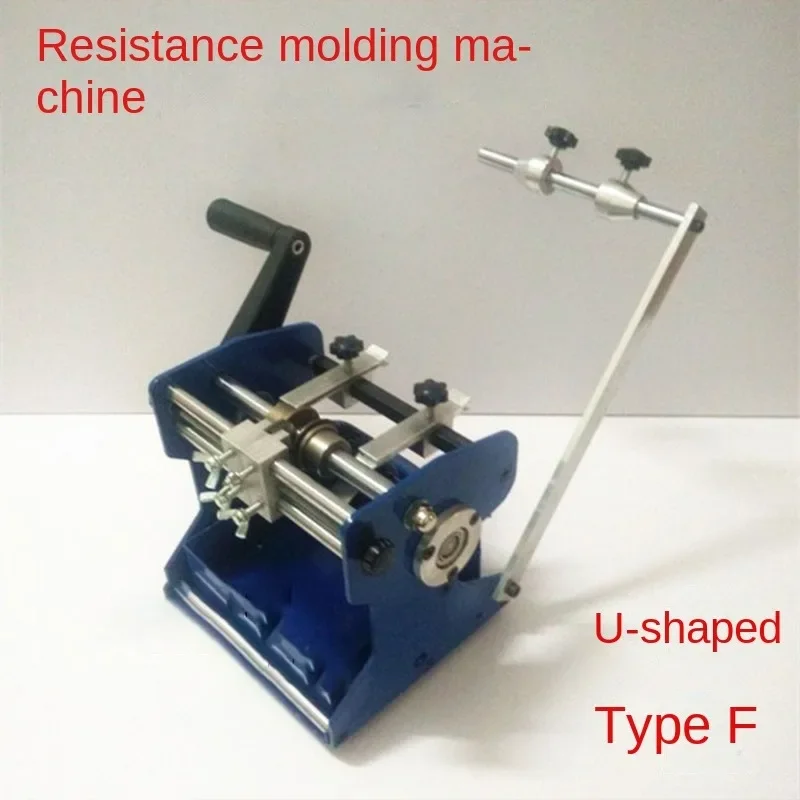 Máquina formadora de resistores, máquina formadora de fita, máquina formadora de resistência com manivela manual