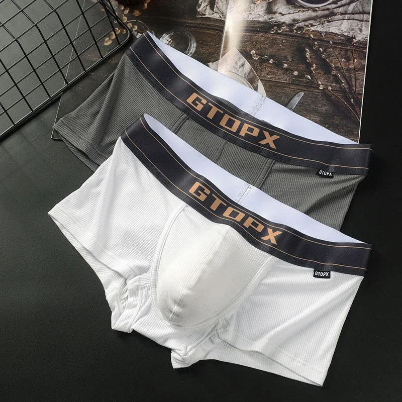 Men's boxers & briefs U raised pouch Sports boxer man pack Breathable sexy panties Sweat woker onlyfans underwear man