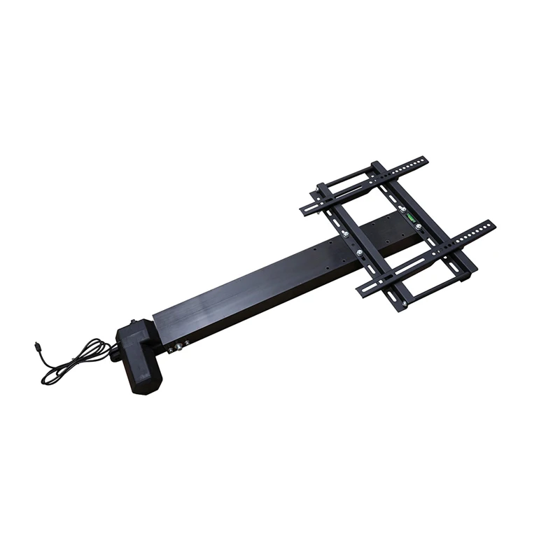 1000N TV Lift Motorized Remote Control 800mm Stroke Electric DC Motor Plasma LCD Stand Lifter Cabinet TV Mount Bracket