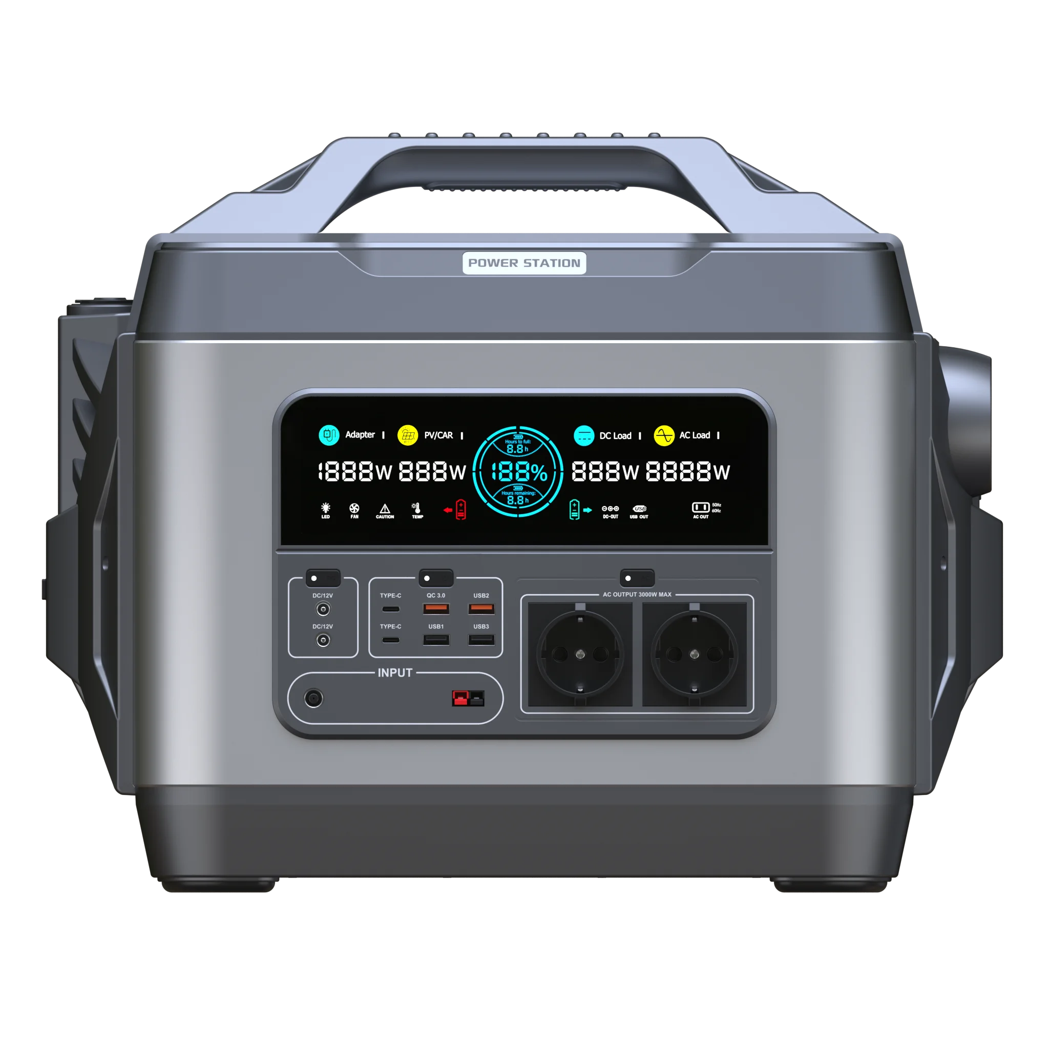 UPP M1200 1200w 50ah Generator NCM Portable Power Station PD Function Portable Charge Station For HOME Appliances