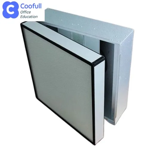 COOFULL Room Inside Fan Filter Unit Ffu Replaceable / Removable for Easy Filter Change