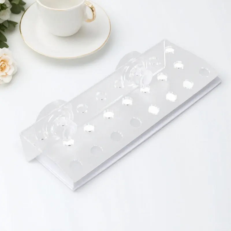 

Акриловая подставка для кораллов на 23 отверстия, изогнутая конструкция, для фрагментов кораллов, крепление для аквариума с мощной присоской, для рифовых кораллов