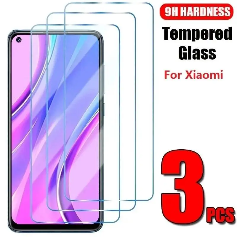 

3Pcs Pack Tempered Glass Screen Protector For Xiaomi Redmi Series 11 12 Plus 5G 9S 10S 11S Note 10 9 Pro 10C 9A 8