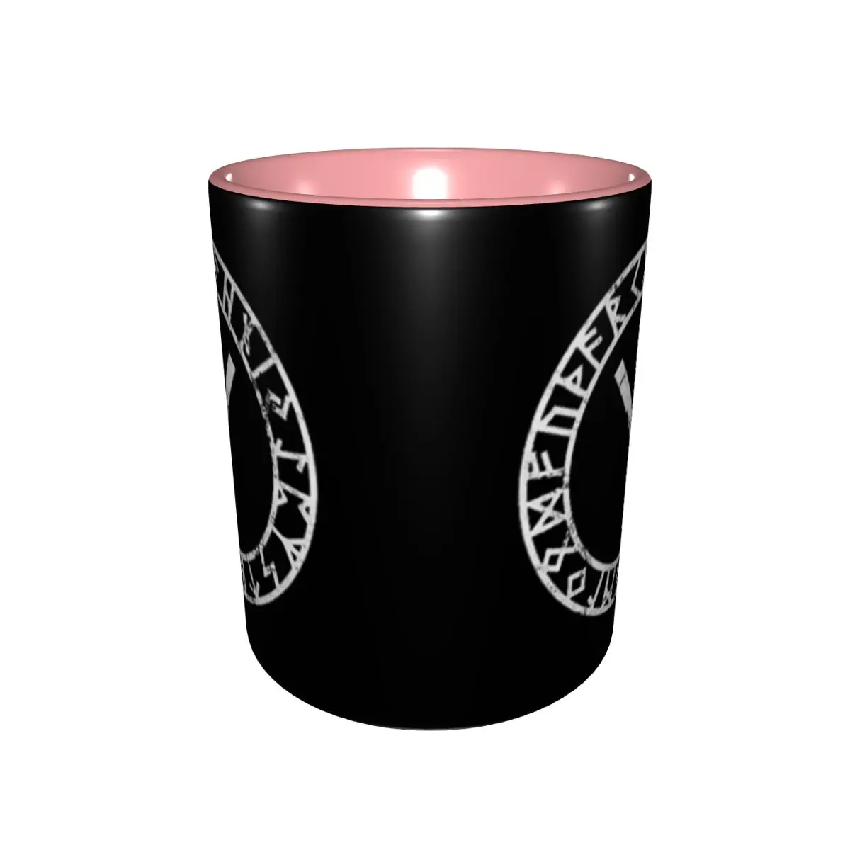 Algiz Runes Amulet Norse Odin Thor Viking Paganism Mug Funny Ceramic Coffee Cups Tea Mugs Milk Cup Drinkware Gift for Woman Man