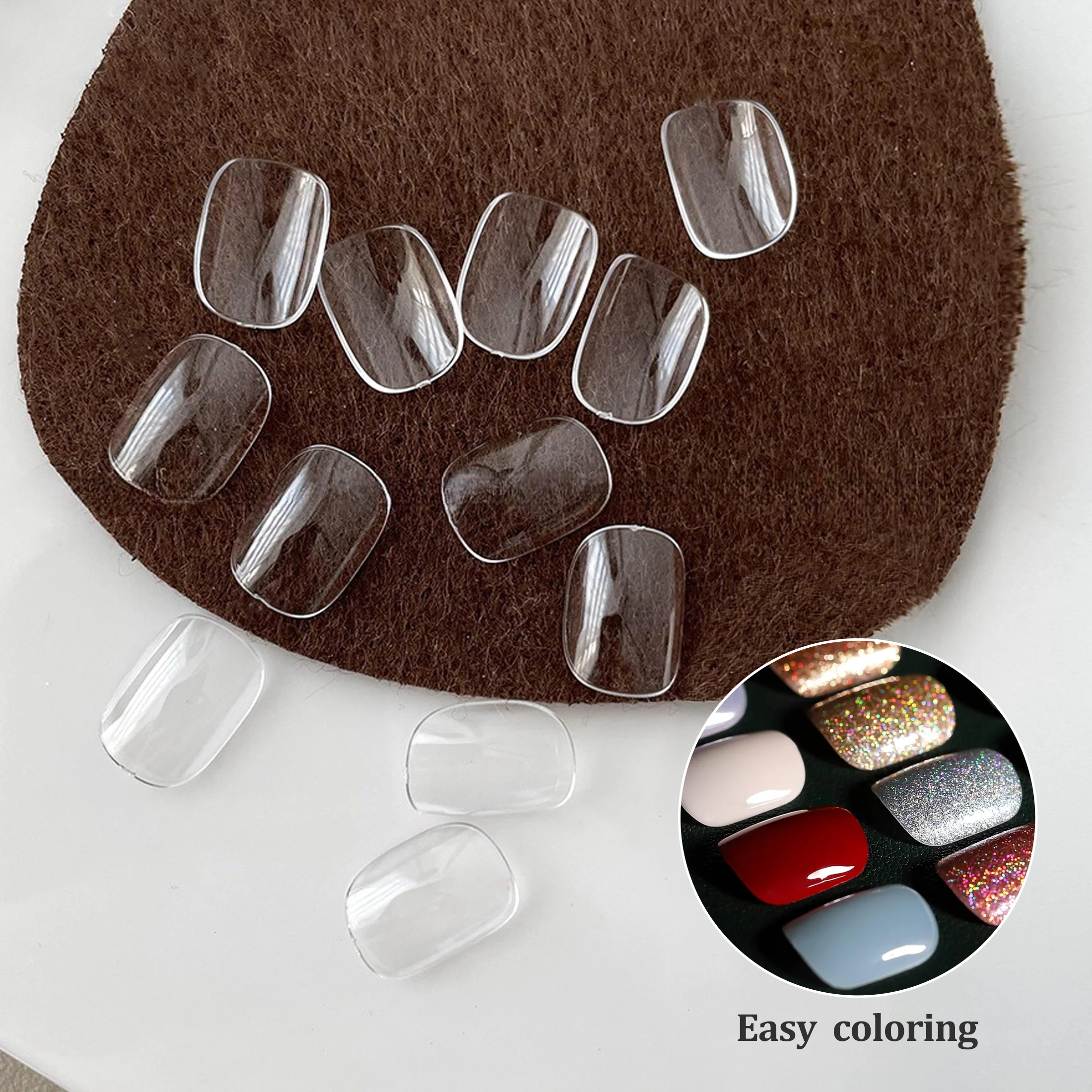 Plaque à ongles à motif de Nail Art, Style court japonais, forme carrée, numéro unique, ovale, fabrication d'échantillons, affichage de Palette de couleurs