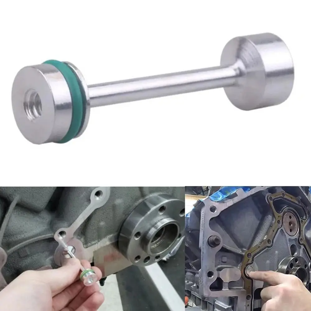 Aluminum Alloy Billet Aluminum Oil Diverter Barbell Oil Flow Efficiency Engine Protection LS Engine Galley Plug Durable