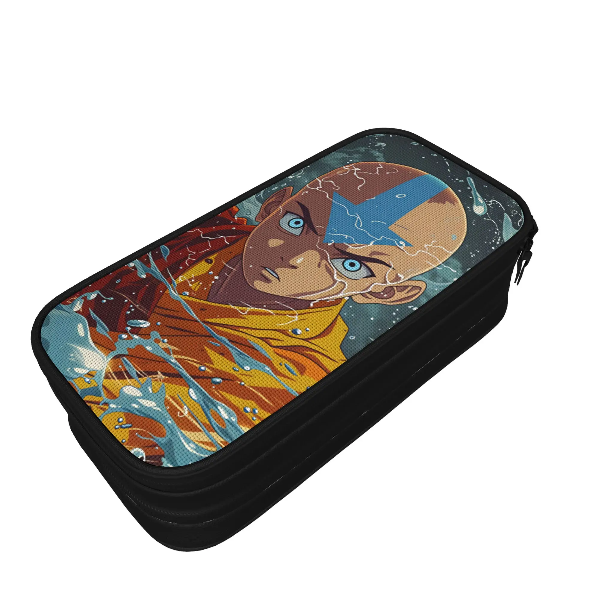 Lovely Pencil Case Avatars Airbenders Pen Box  Back To School Pencil Cases Boy Girl Canvas Custom DIY Stationery Organizer
