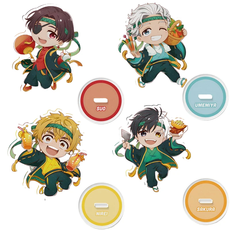 Anime Wind Breaker 10cm Gourmet version Sakura Haruka Umemiya Hajime Suou Hayato Acrylic Stand Character Decor christmas gift