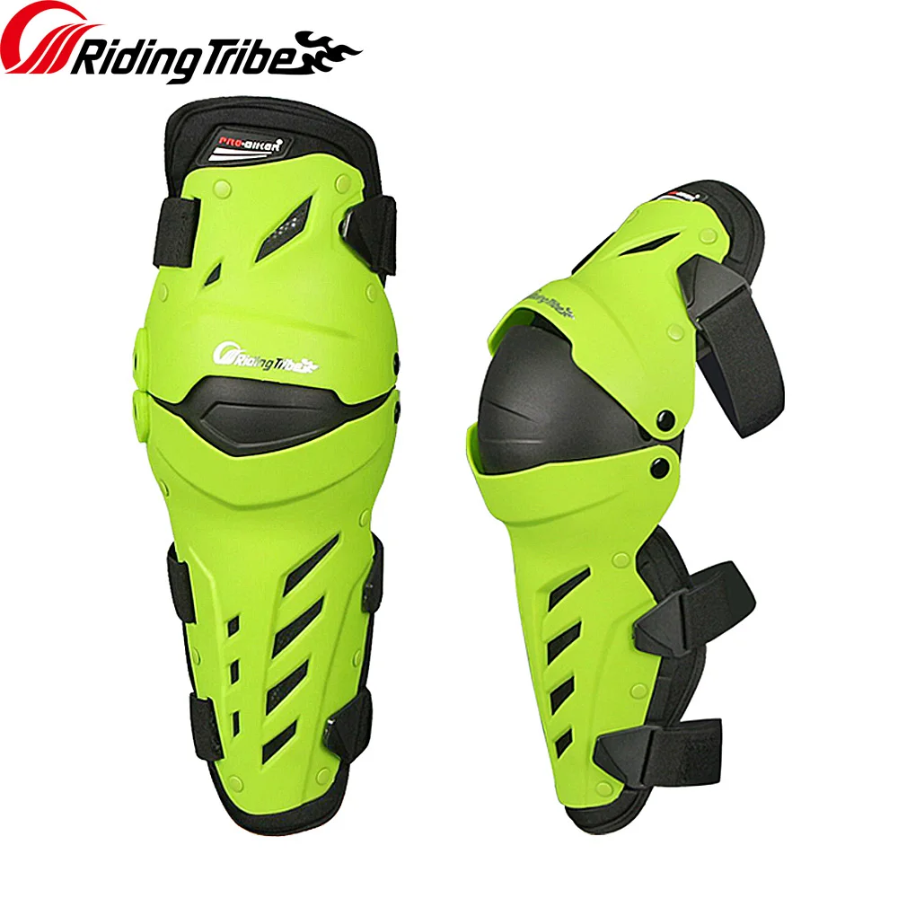 PRO-BIKER Motorcycle Knee Pads Skiing Knee Protector Sliders Moto Motorbike Knee Protective Gear Motocross Protector Guards Kit