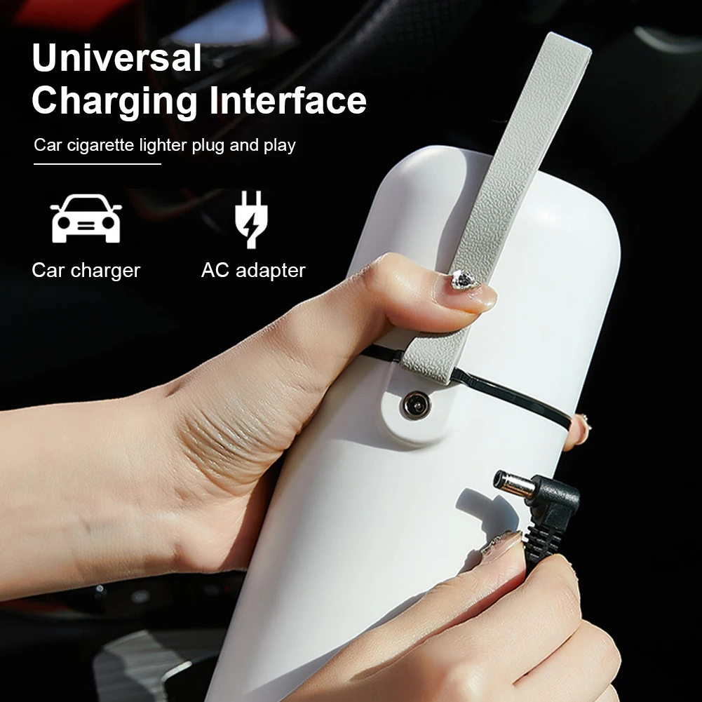 420 مللي كوب تسخين السيارة المحمول غلاية كهربائية 304 LED التحكم الذكي في درجة الحرارة دفئا اثارة كوب زجاجة تسخين كوب خلط