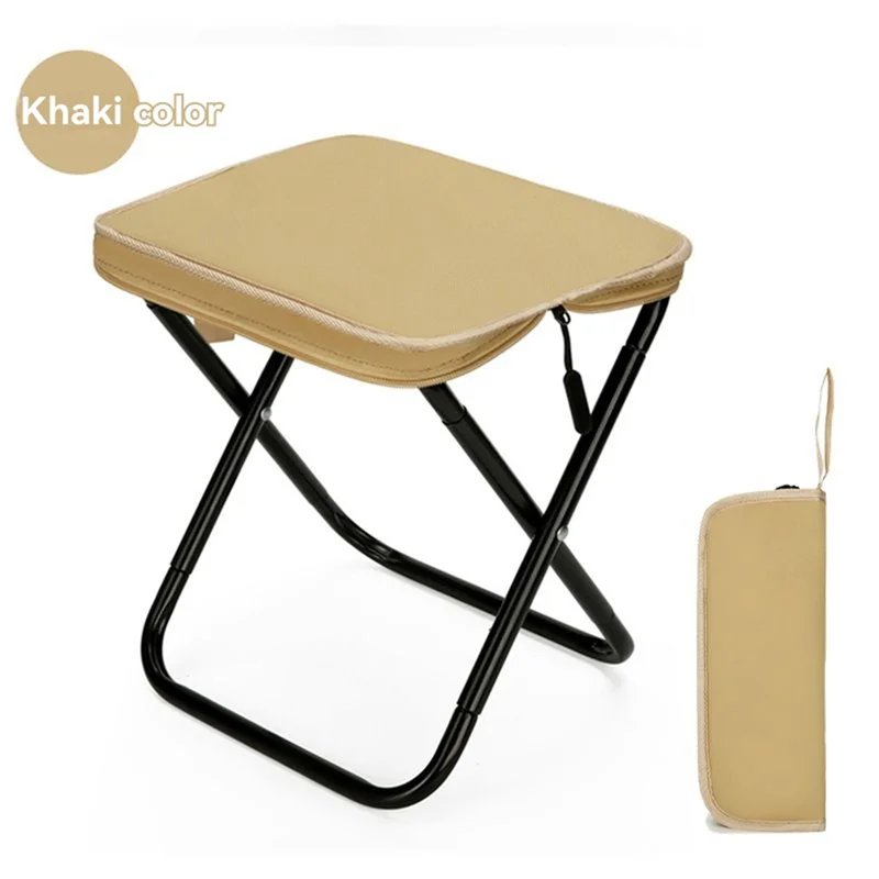 

ELOS-Outdoor Pencil Case Chair Mini Stool Camping And Fishing Stool Travel And Leisure Pencil Case Chair