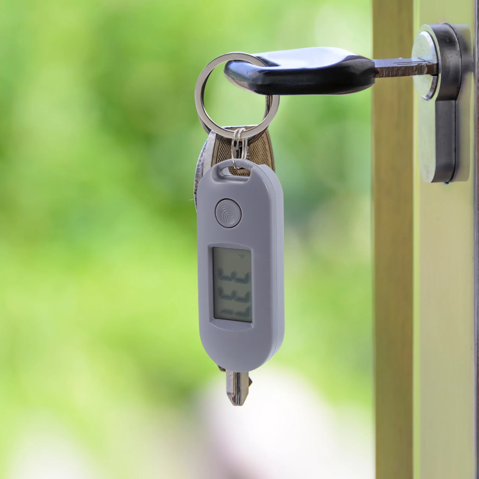 

Electronic Watch Keychain Student Ring Mute Hanging Plastic Digital Exam Green Key Ring Pocket Watch Timepiece Accessories