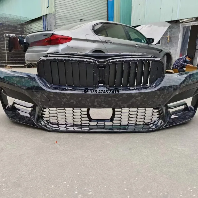 

Upgrading the F90 M5 2018 + 2024 with a genuine carbon fiber body kit front bumper