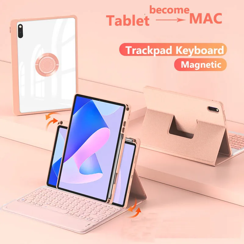 Rotating 360 Case For Xiaomi Pad 6 Pro 11inch 2023 6 5 5 Pro 11 Inch Detachable Trackpad Keyboard Case Smart Split Stand Cover