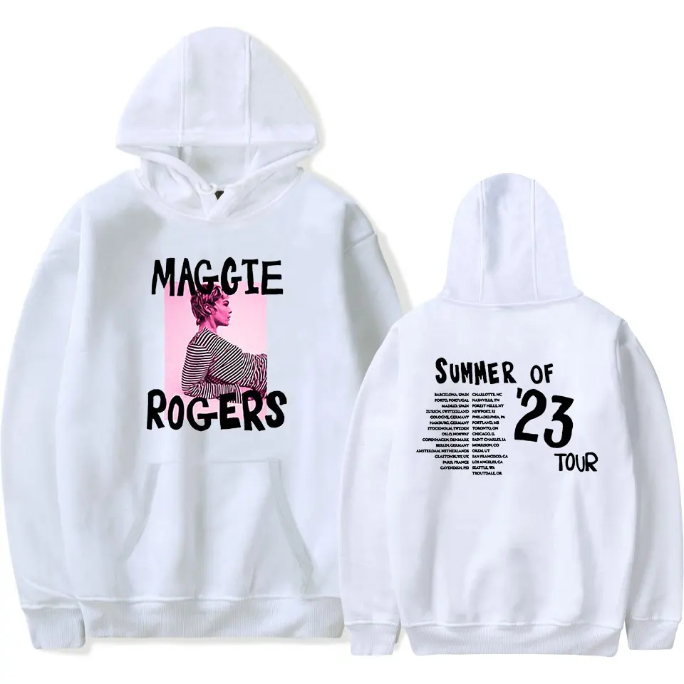 Maggie Rogers-Hoodies Tour Starburst para streetwear casual diário, pulôveres estampados, moletom estilo engraçado, Merch