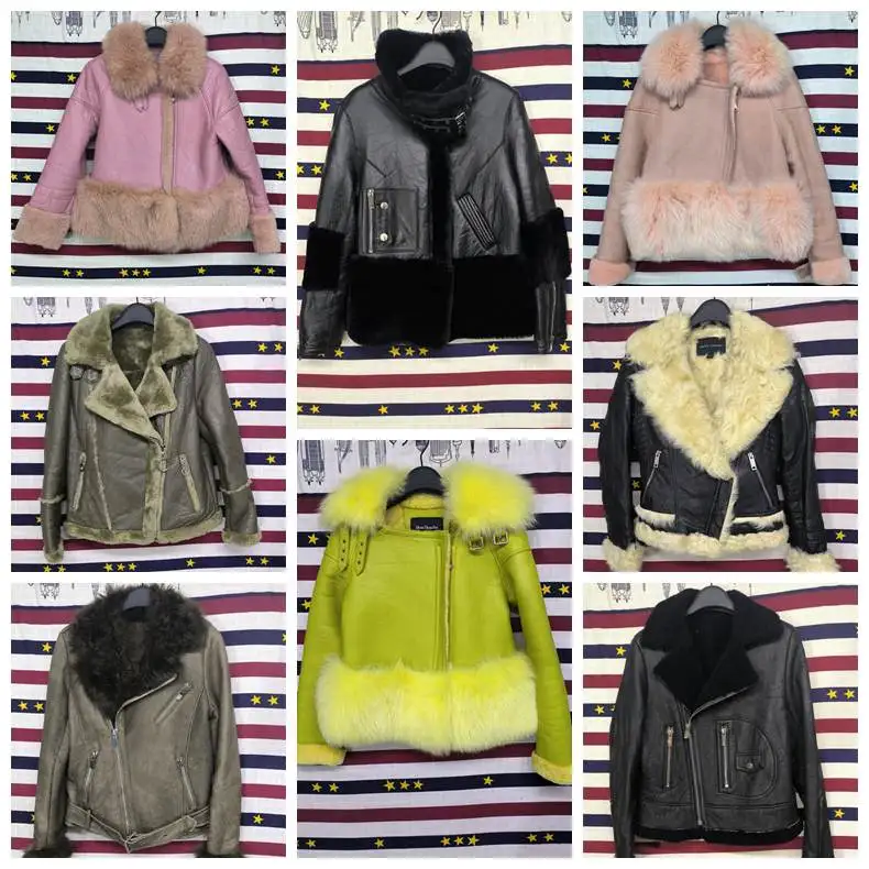 

Винтажное женское меховое пальто Sweet And Spicy Sle из интегрированной кожи и меха, теплая молодежная повседневная одежда, несъемный дизайн