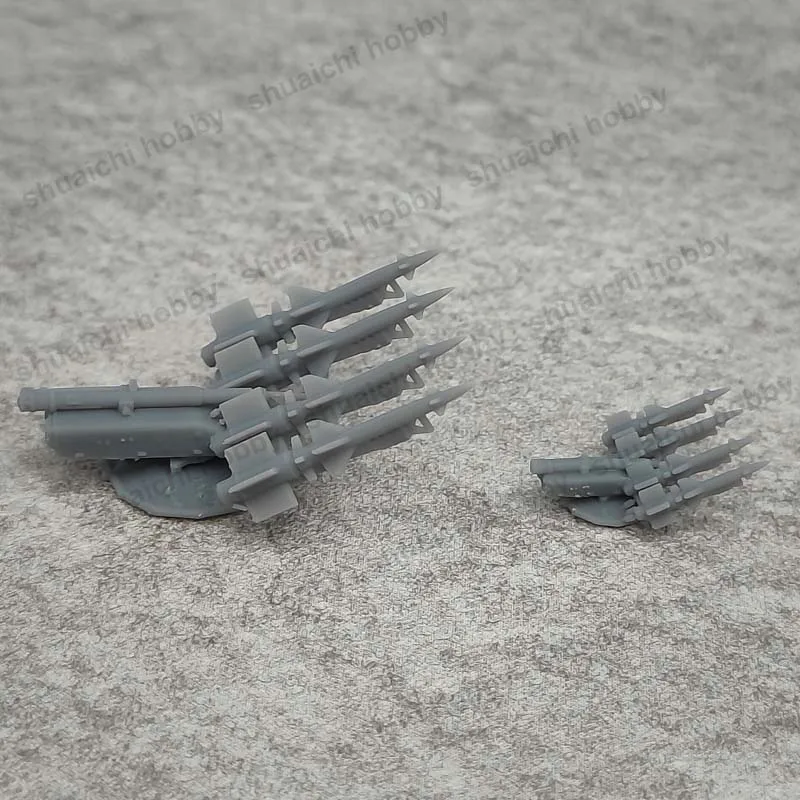 5PCS Miniature Model SA-3 Surface-to-Air Missile Mould Length 1.5/3cm Parts Gifts for Military Toy Enthusiasts 1/700 1/350 Scale