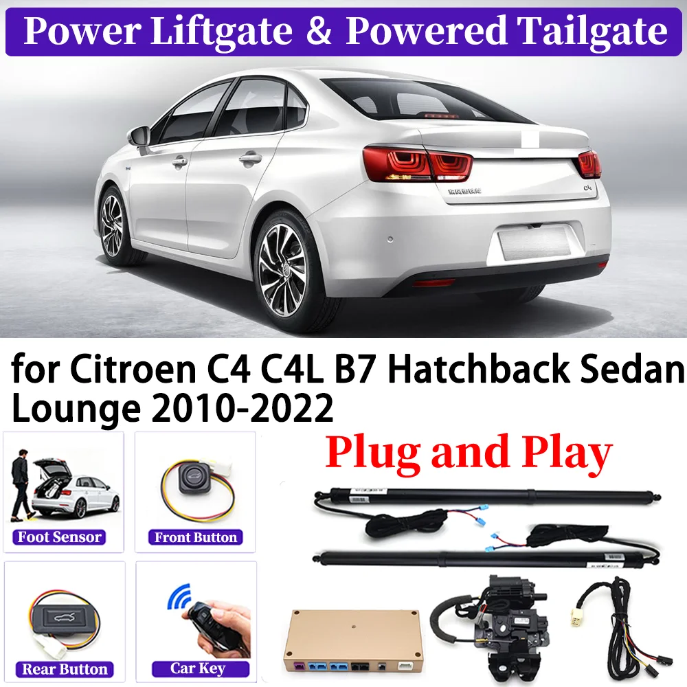 

for Citroen C4 C4L B7 Hatchback Sedan Lounge 2010-2022 OEM Car Automatic Power Liftgate Kit Smart Auto Electric Tailgate System