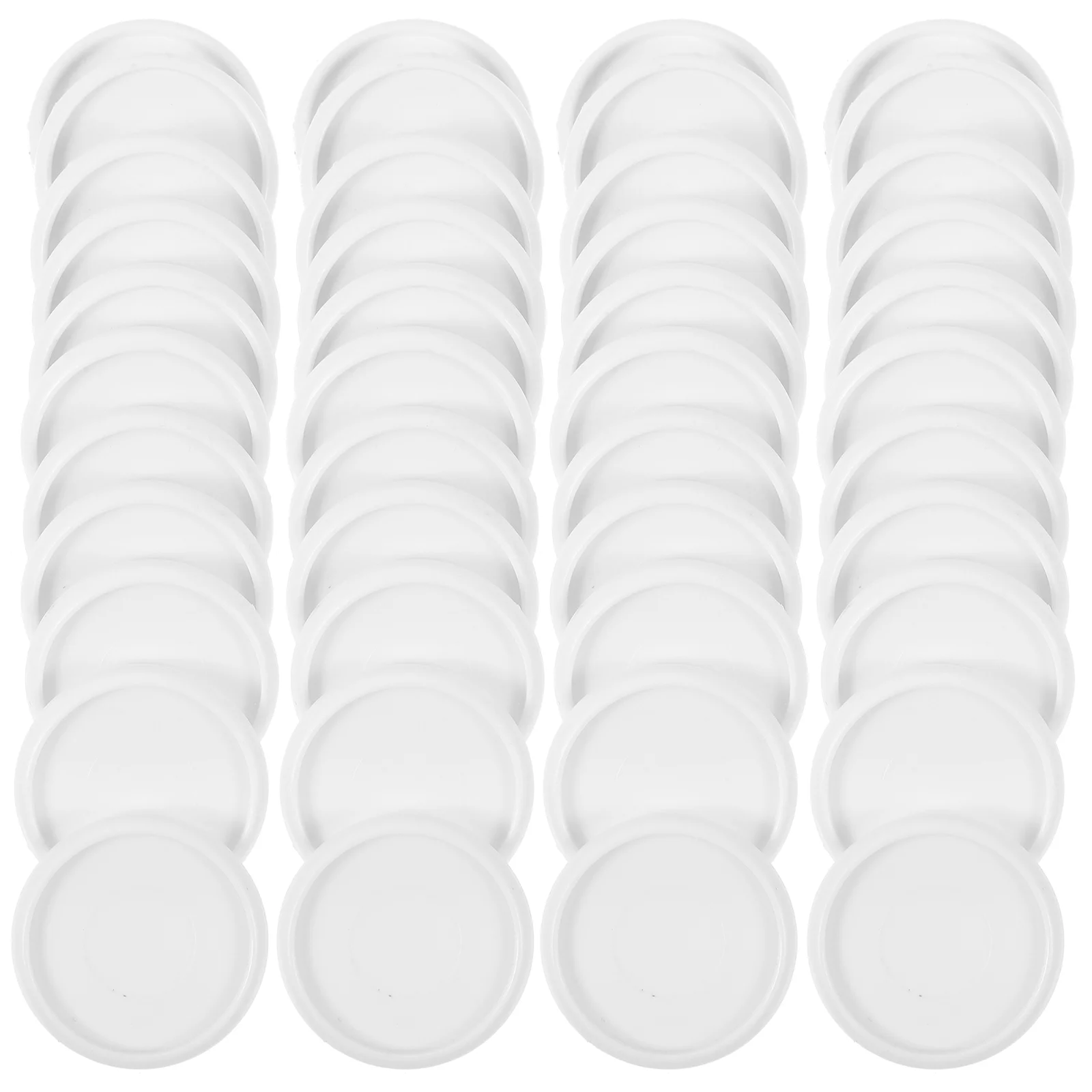 55 Pcs Tool Loose Leaf Disc Binder Clips Discs Notebook 28x28x08cm Abs Clear Binding for Planner