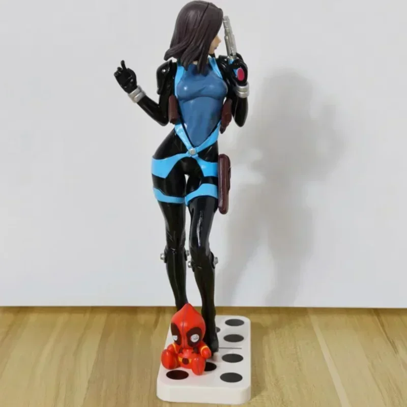 

21cm Anime Deadpool Beautiful Girl Marvel PVC Figure Statue Desktop Model Ornaments Child Surprise Birthday Gift Toy