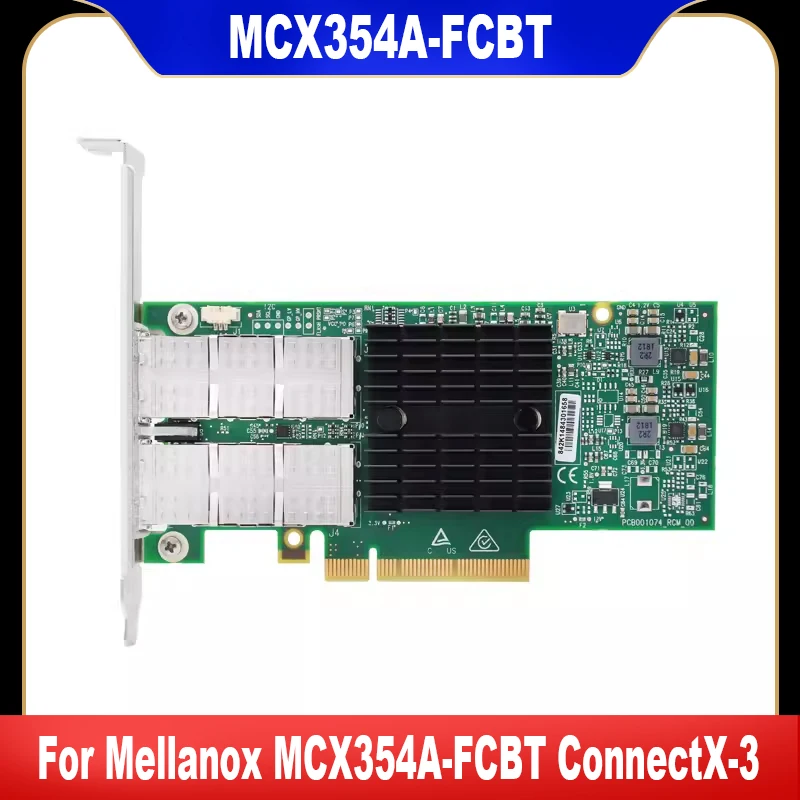 

Original For Mellanox MCX354A-FCBT CX354A ConnectX-3 VPI 40/56GbE Dual-Port QSFP Adapter High Quality