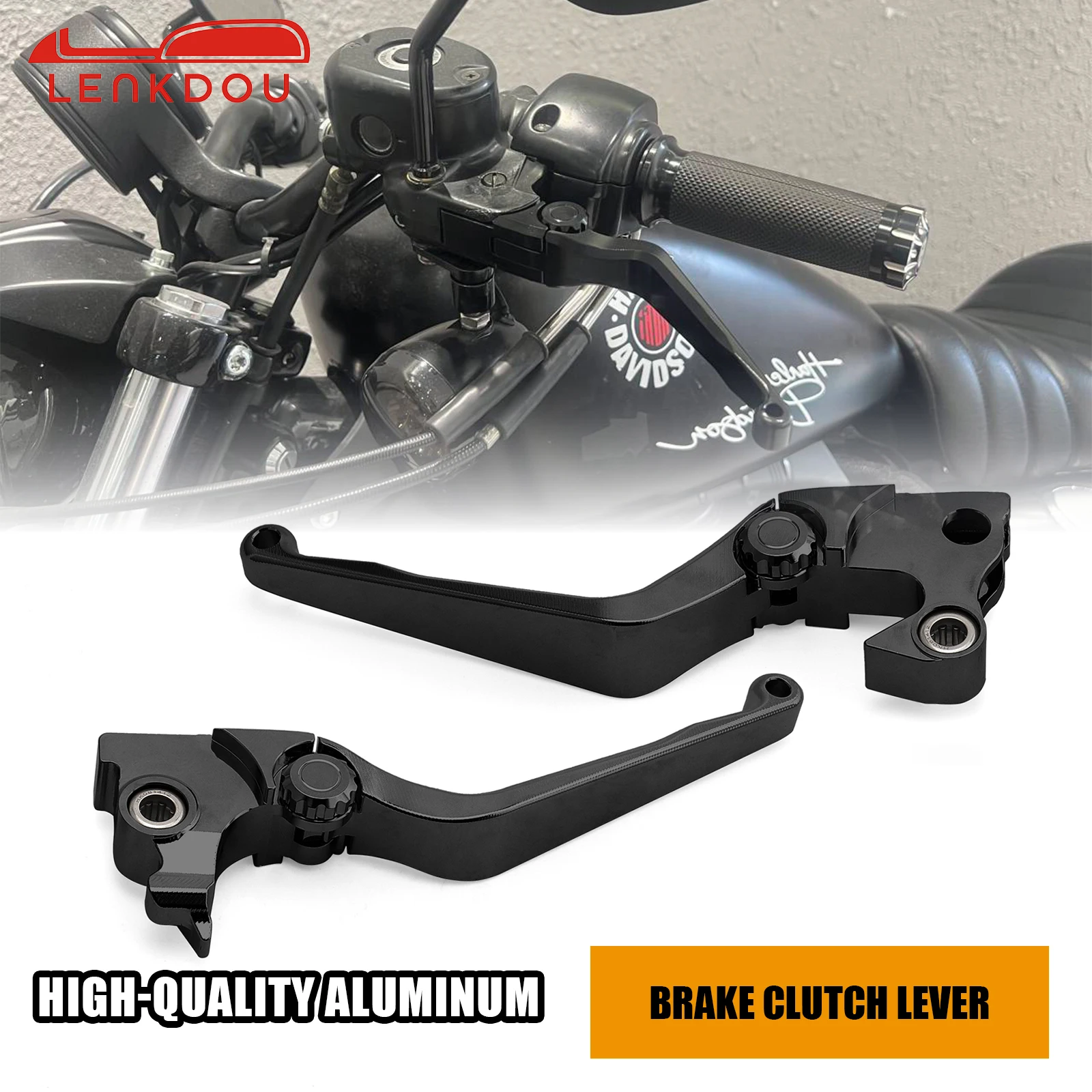 

1 пара аксессуаров для мотоциклов, рычаг тормозной муфты, короткий, длинный стиль для Harley Sportster XL 883 1200 2014-2022