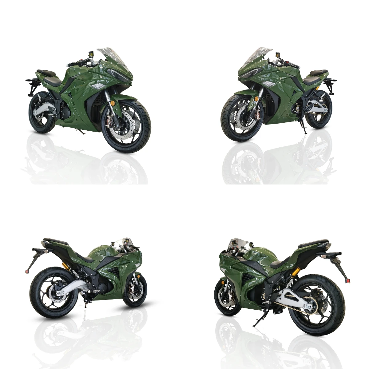 

Электрический мотоцикл или скутер 4000 Вт для активного отдыха, с литиевой батареей 72В 60-120Ач