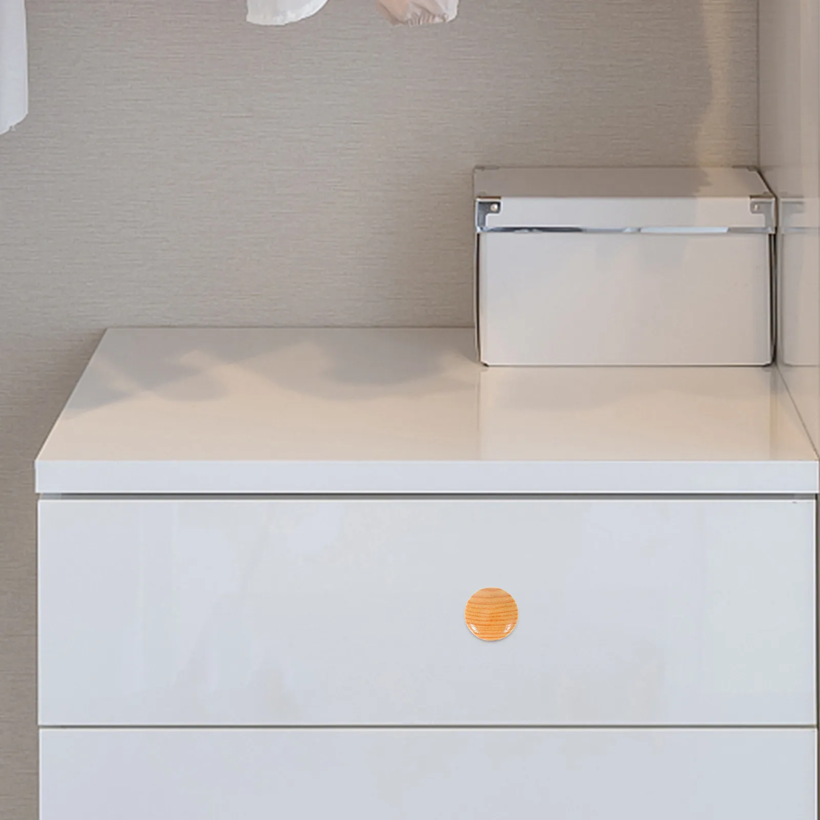 

20 шт. ручек для шкафов из массива дерева, круглые, с одним отверстием, для ящиков, гардеробов, кухонных шкафов, мебели, комодов